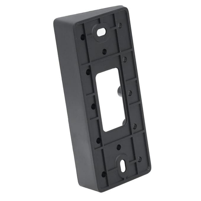 Support de Sonnette Vidéo Mural Éviter le Perçage Support de Sonnette Universel pour Maisons Appartements Bureau black