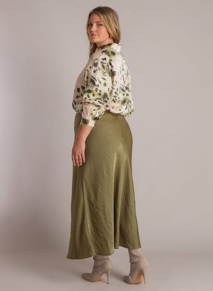 YEST CURVE Jutta Tops - Natural/Multi Colour - maat 3(52)
