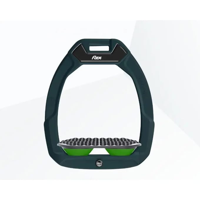 Veiligheidsstijgbeugels Endurance Groen/Grijs/Groen Flex-On Safe-On