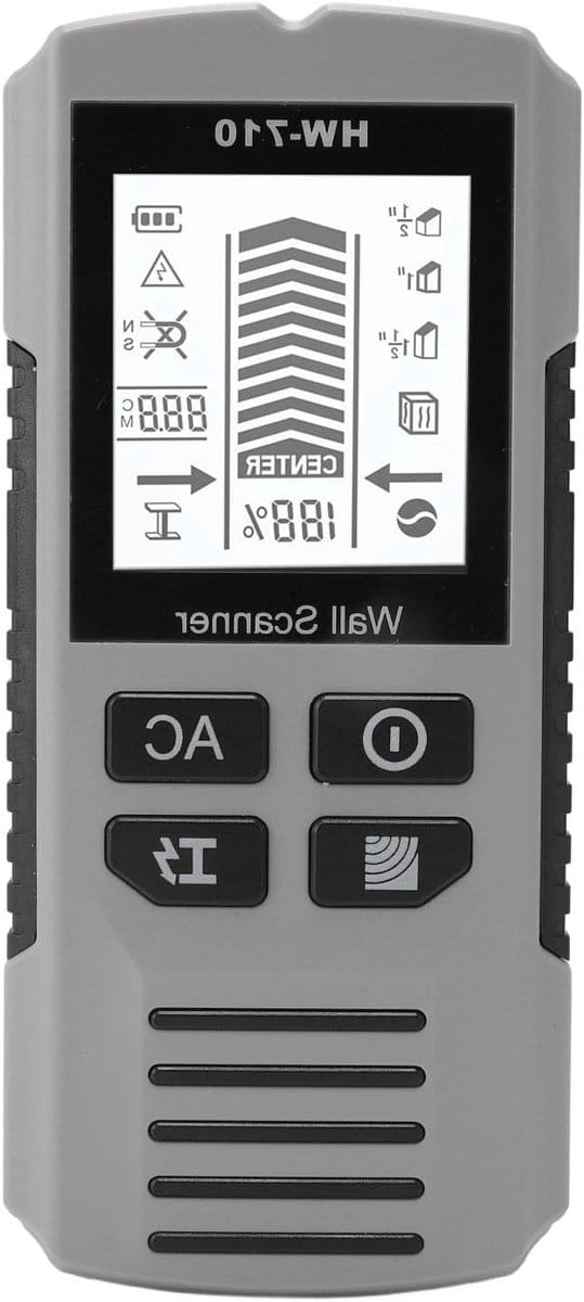 Muur Scanner voor het Vinden van Hout, Metaal en Elektriciteitsdraden met LCD Scherm