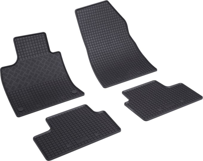 Automatten voor Mitsubishi Colt (vanaf 2024), Renault Clio 5 (vanaf 2019) - 4-delig - Rubber