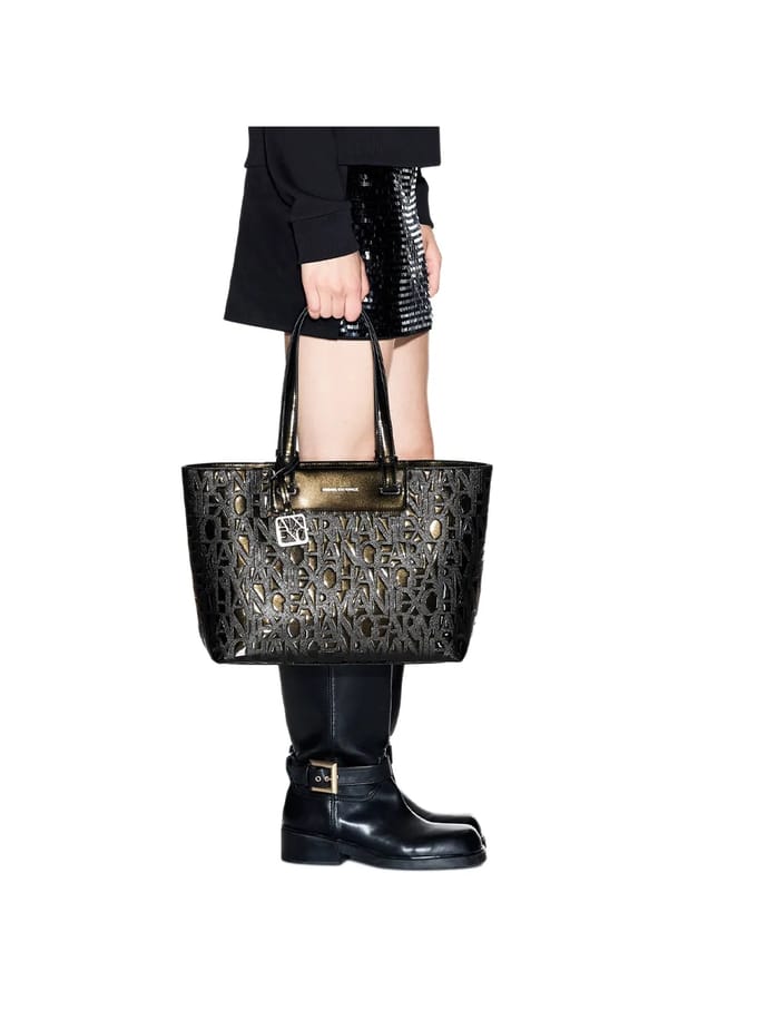 Armani Exchange Xw001481_af17290 Shopper Tas Zwart