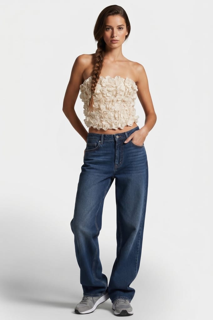 & Other Stories Pernille Treasure Top Beige Größe: 42 | Blusen Outlet | Damen | Braun