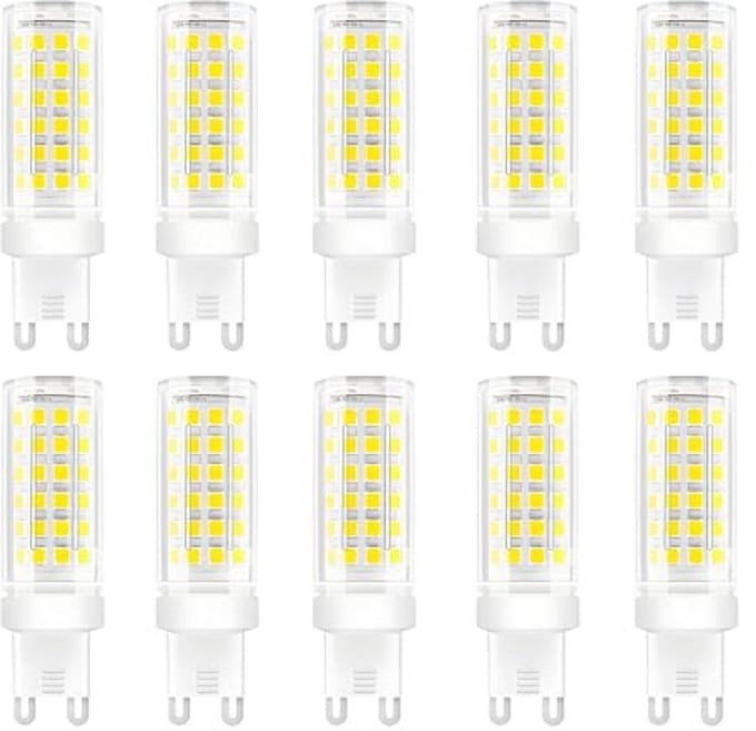 9W LED-Lamp G9 Koel Wit 6000K - Energiebesparend en Niet Dimbaar - 10 Stuks