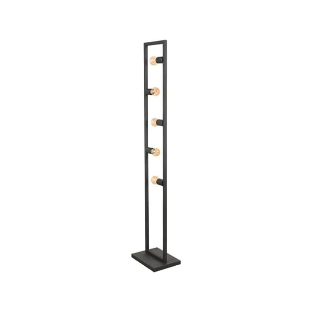 LABEL51 Quadrato Vloerlamp - Zwart - Metaal - One Size
