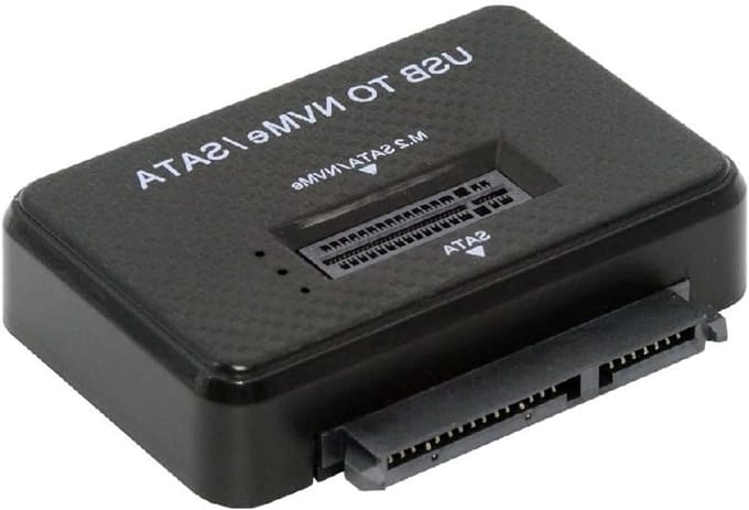 USB-C naar M.2 NVME/SATA 2.5 Inch Dual SSD Externe Docking Station en Behuizing voor PC