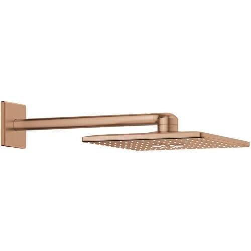 Grohe Rainshower SmartActive 310 Cube overhead shower set with 2 spray types and wall connection 26479DL0