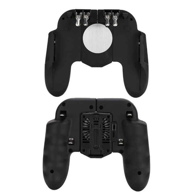Manette de jeu pour téléphone portable Joystick Ventilateur de refroidissement Dissipation Gamepad black