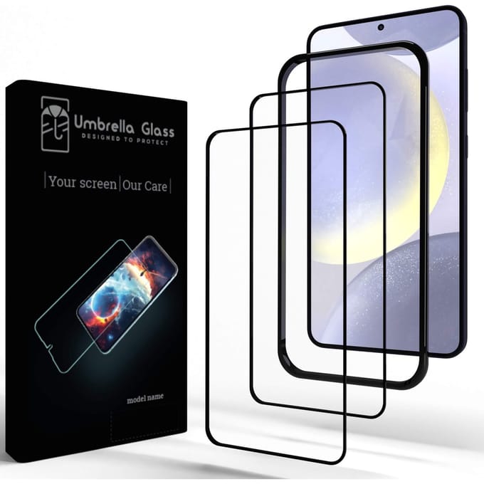 Umbrella Glass Screenprotector - Geschikt voor - 5x Strong Glass clear - 2.5D full cover