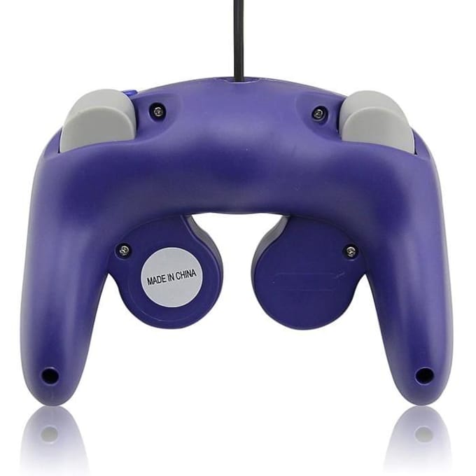 Gamepad Controller - Controller Pad Joystick GameCube USB - Bedraad USB - Plug & Speel - Paars paars