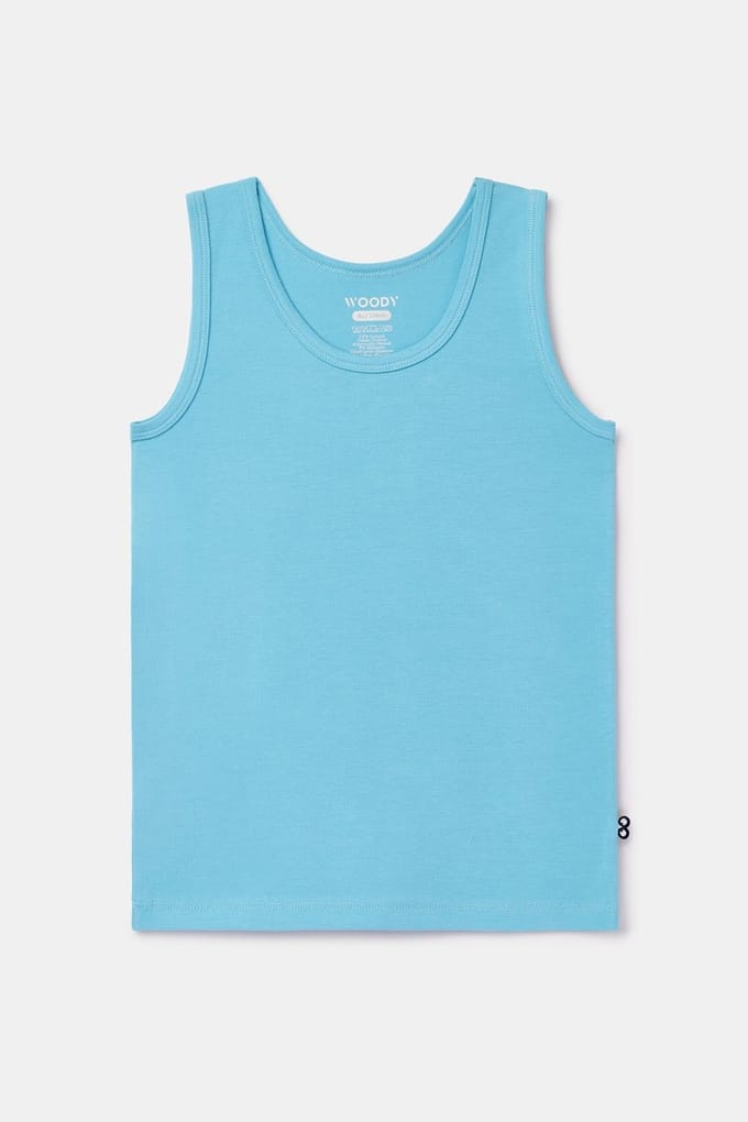 Woody jongens singlet blauw 3 jaar