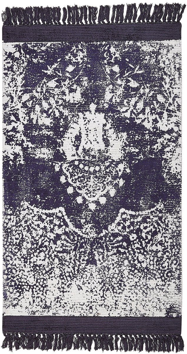 AKARSU - Vloerkleed - Wit - 80 x 150 cm - Viscose