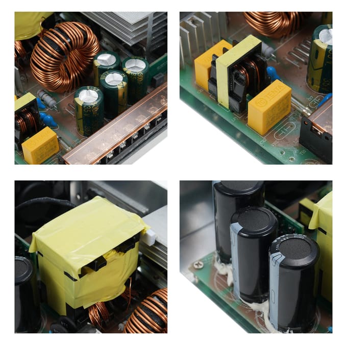 Schakelvoeding DC 24V 50A 1200W Voedingsadapter Spanningstransformator Schakelaar AC 110V/220V naar DC zilver