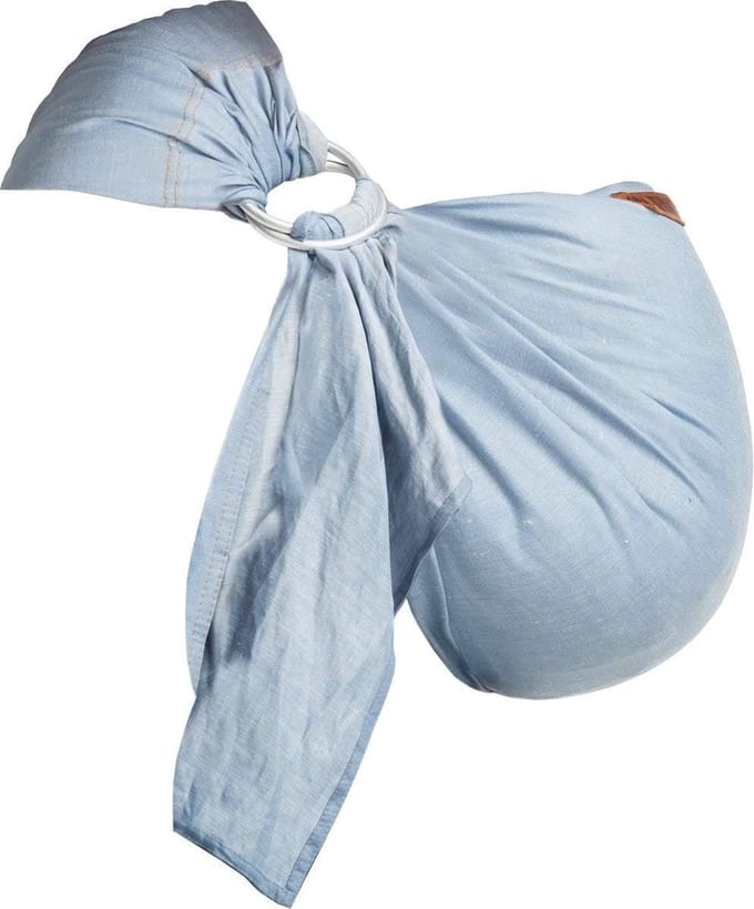 Ringsling Draagdoek Stone Washed voor Baby en Peuter