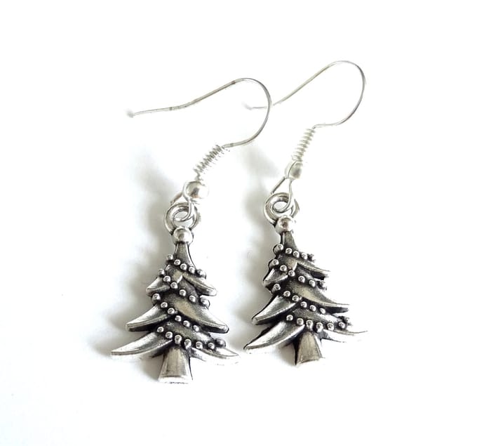 2 Love it Kerstboom - Oorbellen - Zilverkleurig