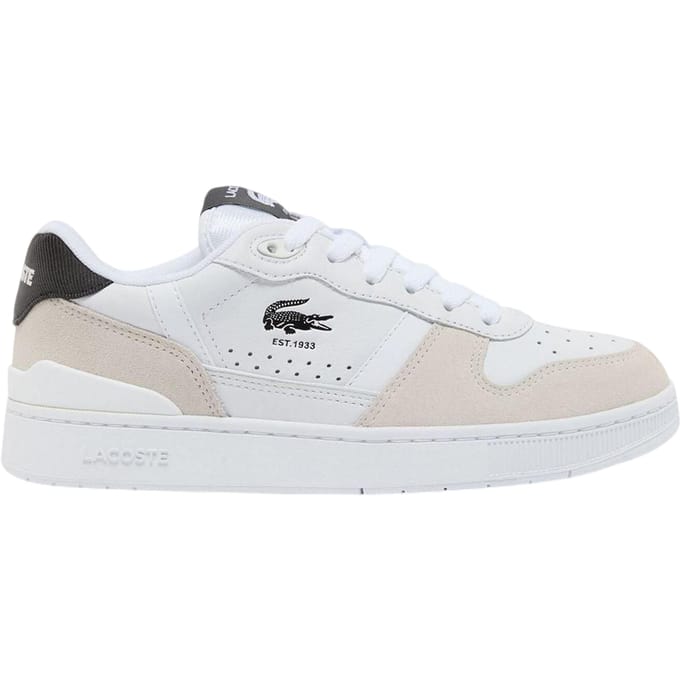 Lacoste Kinder/Kinder T-Clip Set Leren Trainers (Wit, Zwart)