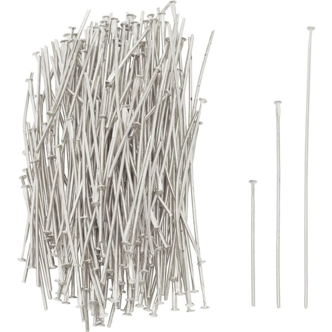 Pennen voor magische parel, 150 stuks. - Zilver
