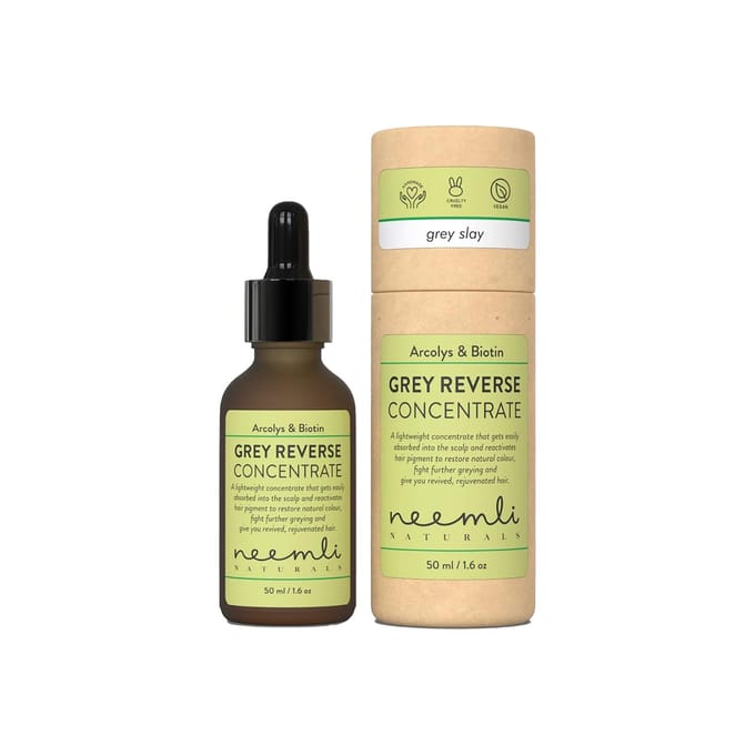 Neemli Naturals Arcolys and Biotin Grey Reverse Concentrate 1.6 fl oz 1.6 Fl Ounce black