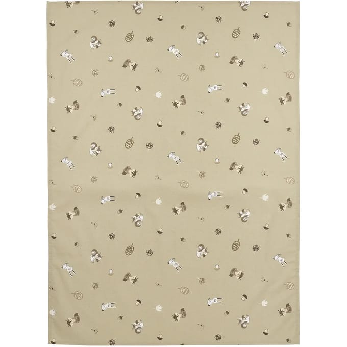 Meyco Forest Animals Laken - 75x100 cm - Sand