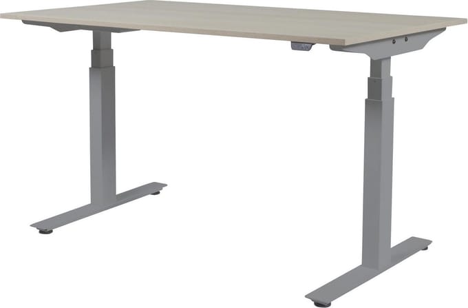 Zit Sta Bureau - Plus Elek 160x80 Havana Kersen - alu frame