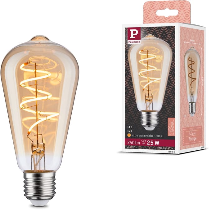 Vintage Edition LED-kolf E27 230V 250lm 4,8W 1800K Goud