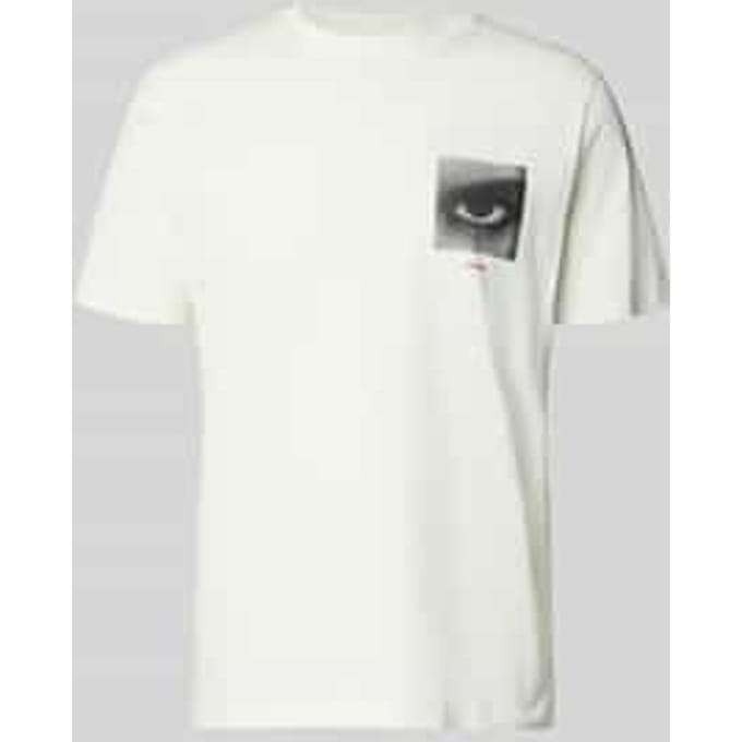 Regular fit T-shirt van puur katoen Model 'DEYSS'