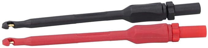 Multimeter Testhaak - Meetaccessoire - Elektronisch Testen - Hoge Flexibiliteit - 4 Mm Plug - Zwart