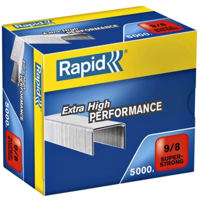 Rapid SuperStrong Nietjes 9/8mm - 5000 stuks - Gegalvaniseerd