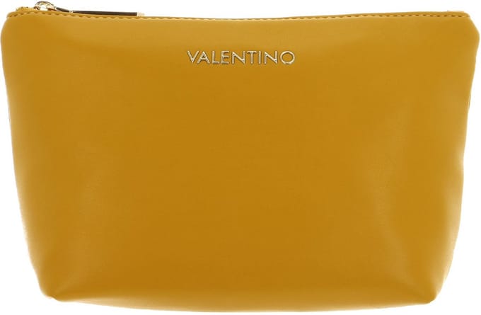 VALENTINO Toilettas Chamonix Re Soft Cosmetic Case Senape Mosterdgeel