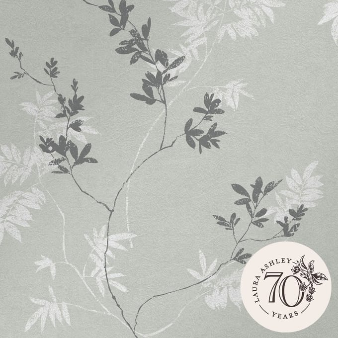 Laura Ashley Mari Behang - Planten - 10mx52cm - Groen