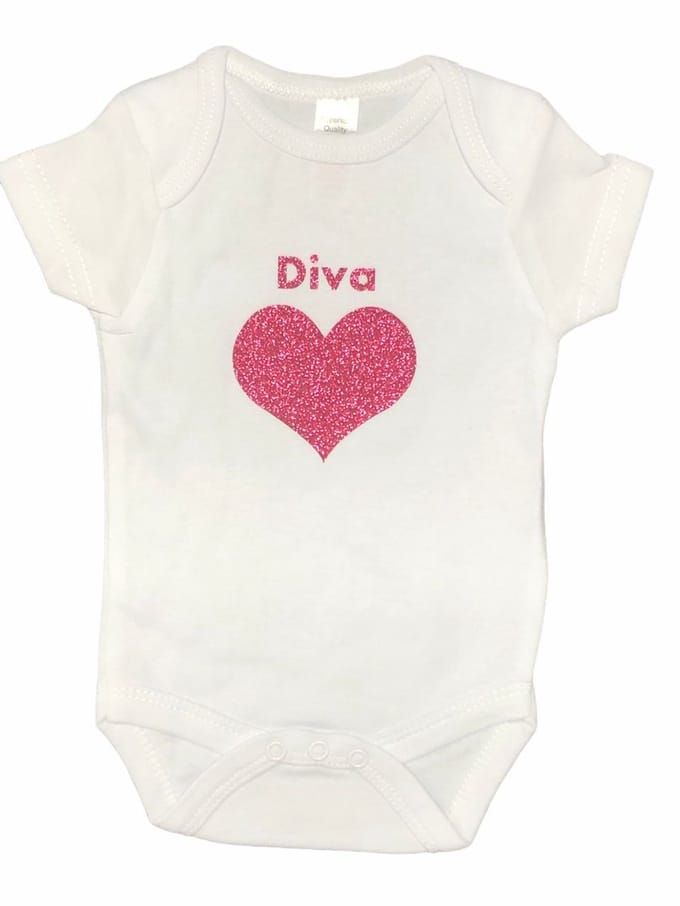 Soft Touch Romper Diva Meisjes Katoen Wit/fuchsia Maat 50/56