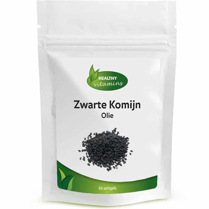 Zwarte Komijn olie | 500 mg | 60 softgels