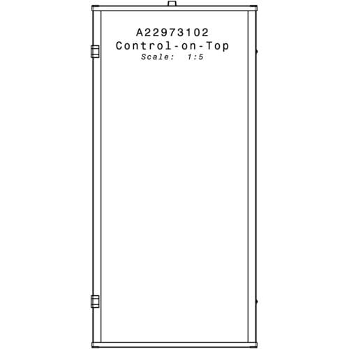 AEG koelkastdeur, wit, 531x1112mm, VIP 140229731017