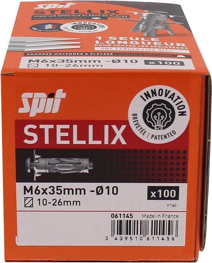 Stellix Hollewandplug Met Schroef M6/35