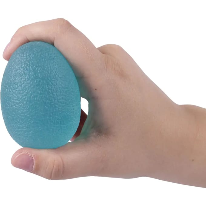 Ergonomisch gevormd oefenballetje (Premium): Stevig - Blauw