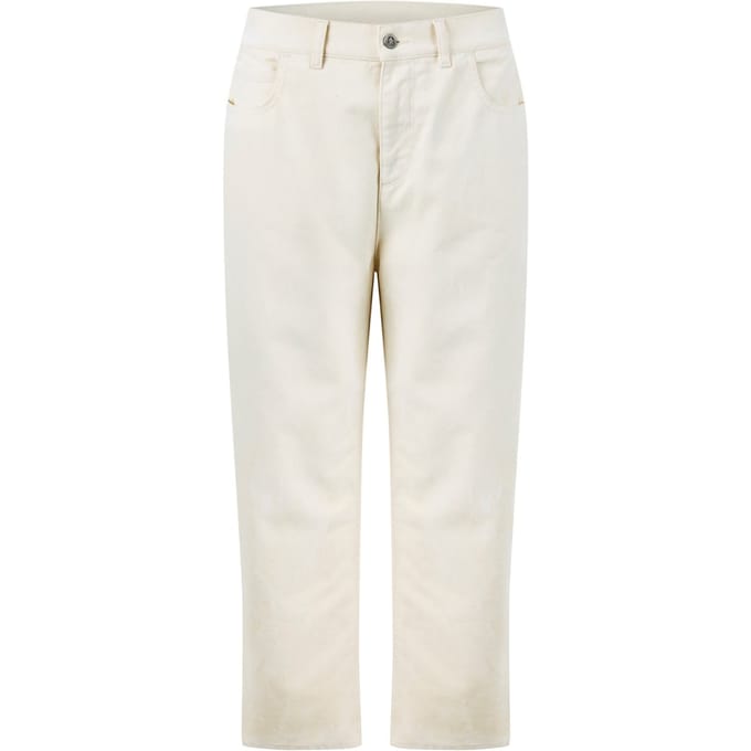 Cropped jeans met taps toelopende pijpen