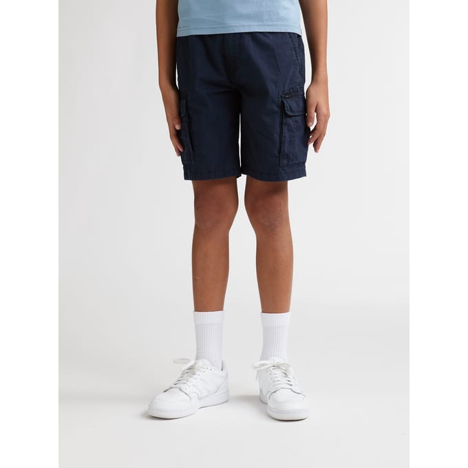 Petrol Industries - Jongens Cargo short Magdalena - Blauw - Maat 140