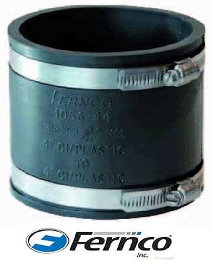 Fernco flexibele koppeling 63-50mm