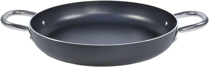 Koekenpan - Bake pan - Eten Bakken - Gietaluminium - 28 cm - Zwart