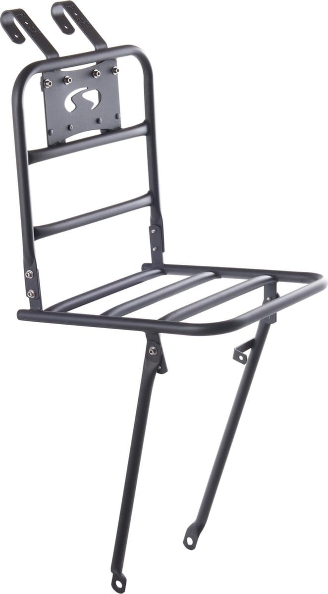 Steco Monkey Comfort Transport voordrager - 26 en 28 inch - Mat zwart