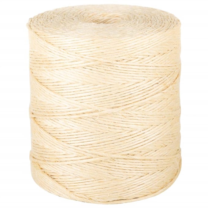 vidaXL - Touw - 2 - mm - 600 - m - 100% - sisal