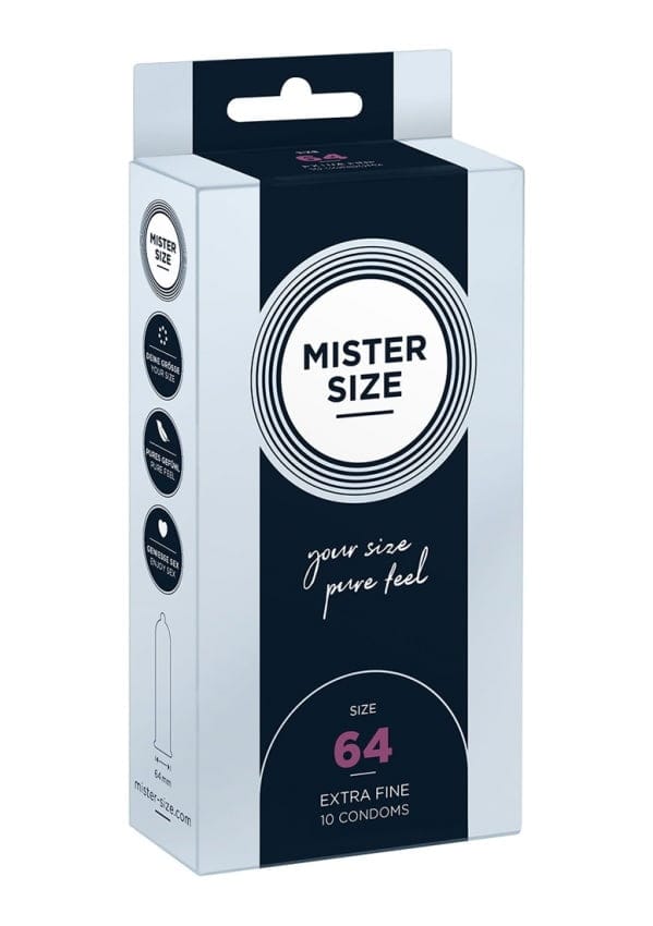 MISTER SIZE 64 Ultra Dunne XXL condooms (10 pack)