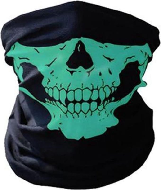 Scoby - Balaclava - Skull masker - Bivakmasker - Face Mask - One Size - Groen
