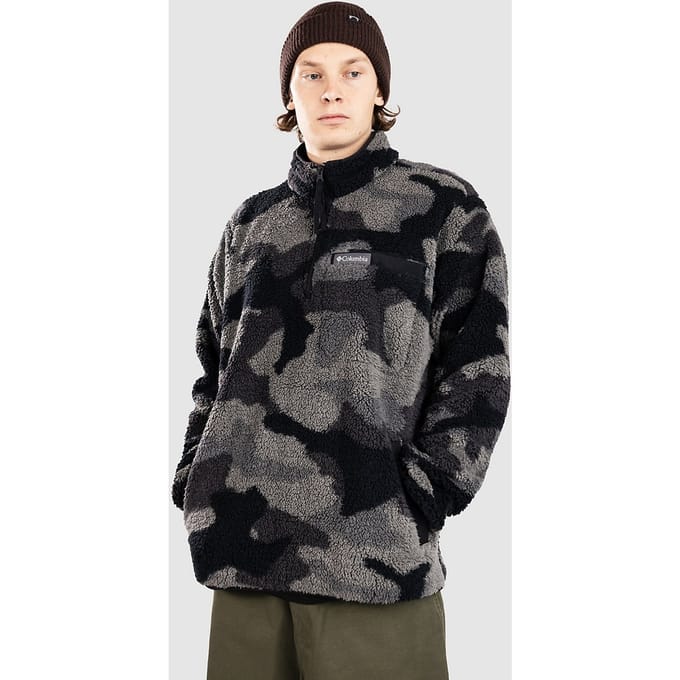 Columbia Rugged Ridge High Pile Half-Zip Fleece Trui zwart