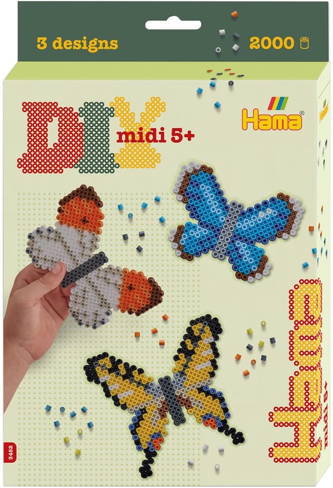 Hama Starterset Vlinders 2000 beads Strijkkralen & -parels