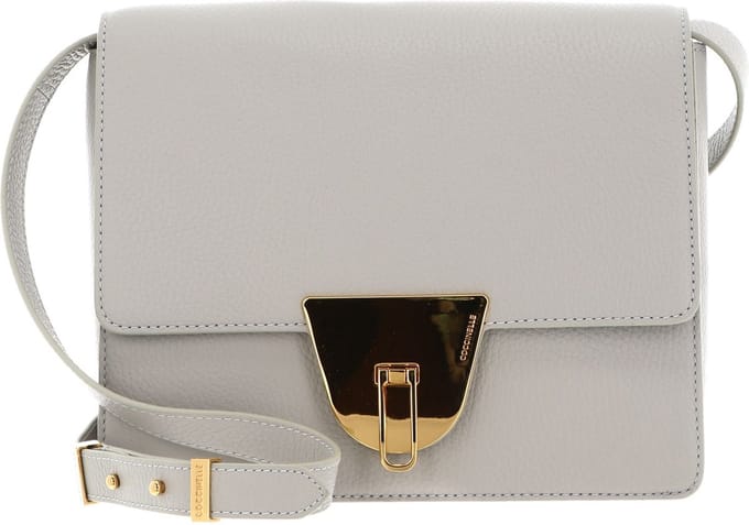 COCCINELLE Leren Schoudertas Coccinellenico Handbag Gelso Beige