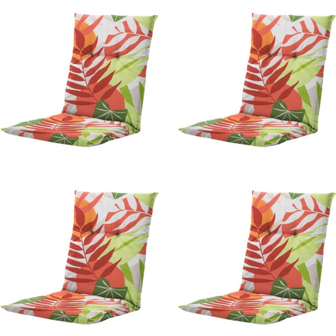 Madison - Tuinstoelkussen Lage Rug Iven terra - Ca. 105x50 cm - Set van 4