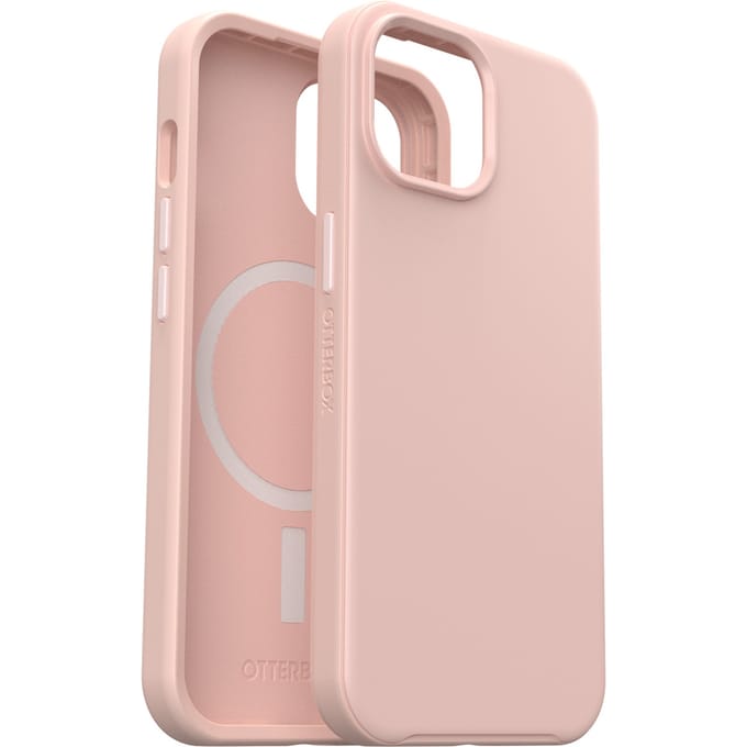 OtterBox Symmetry Clear Backcover MagSafe voor de Apple iPhone 17e / 16e / 15 / 14 / 13 - Roze