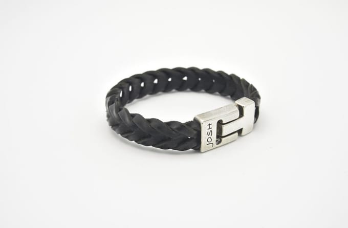 Josh-24728-Armband-Zwart-Heren-21,5cm