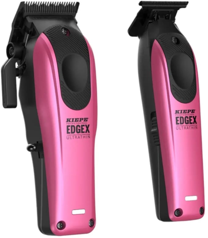 Kiepe EdgeX Ultrathin Combo Set Pink- Tondeuse en Trimmer Set - Draadloos - Zero-Gap - 0,1 mm